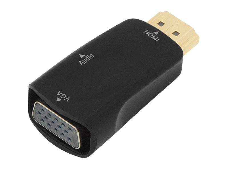 HDMI - VGA adapter + 3,5mm aansluiting, Audio, Tv en Foto, Audiokabels en Televisiekabels, Ophalen of Verzenden, Gebruikt, Minder dan 2 meter