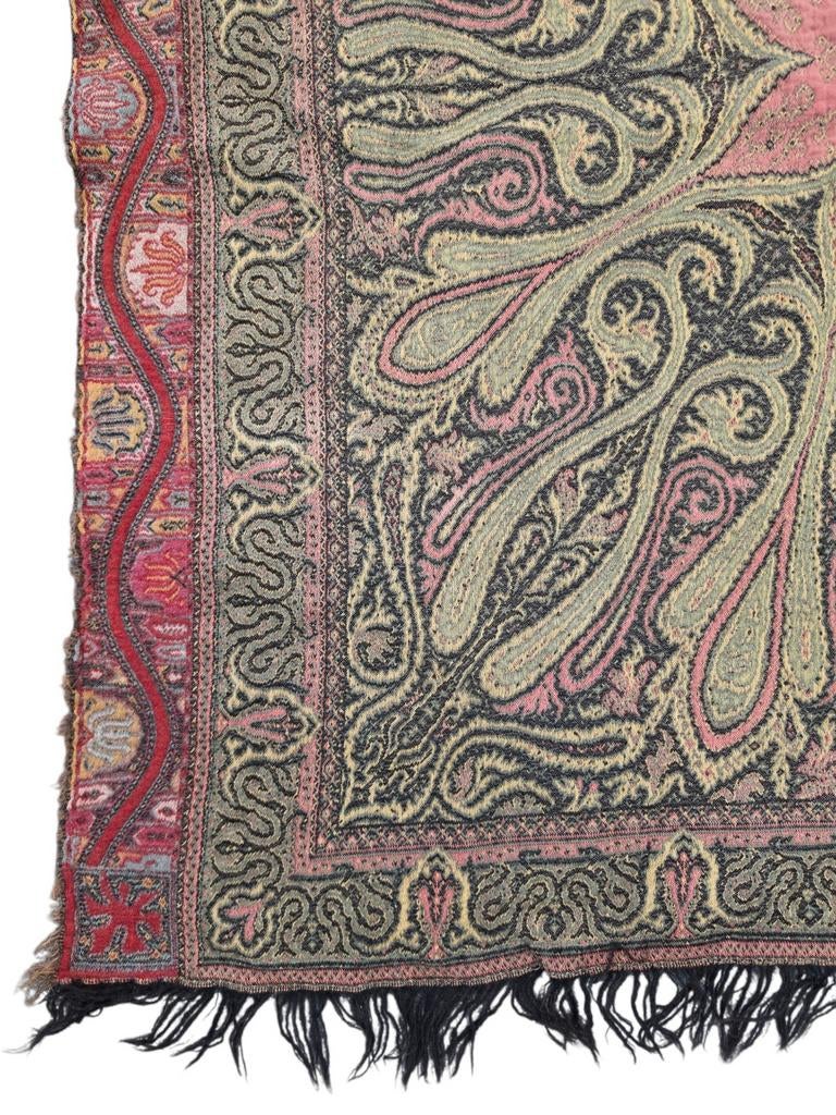 Vintage oosters Paisley wandtapijt Worteldoek Boho 99x105cm, Gebruikt, Hype pop up, Vierkant, Ophalen of Verzenden