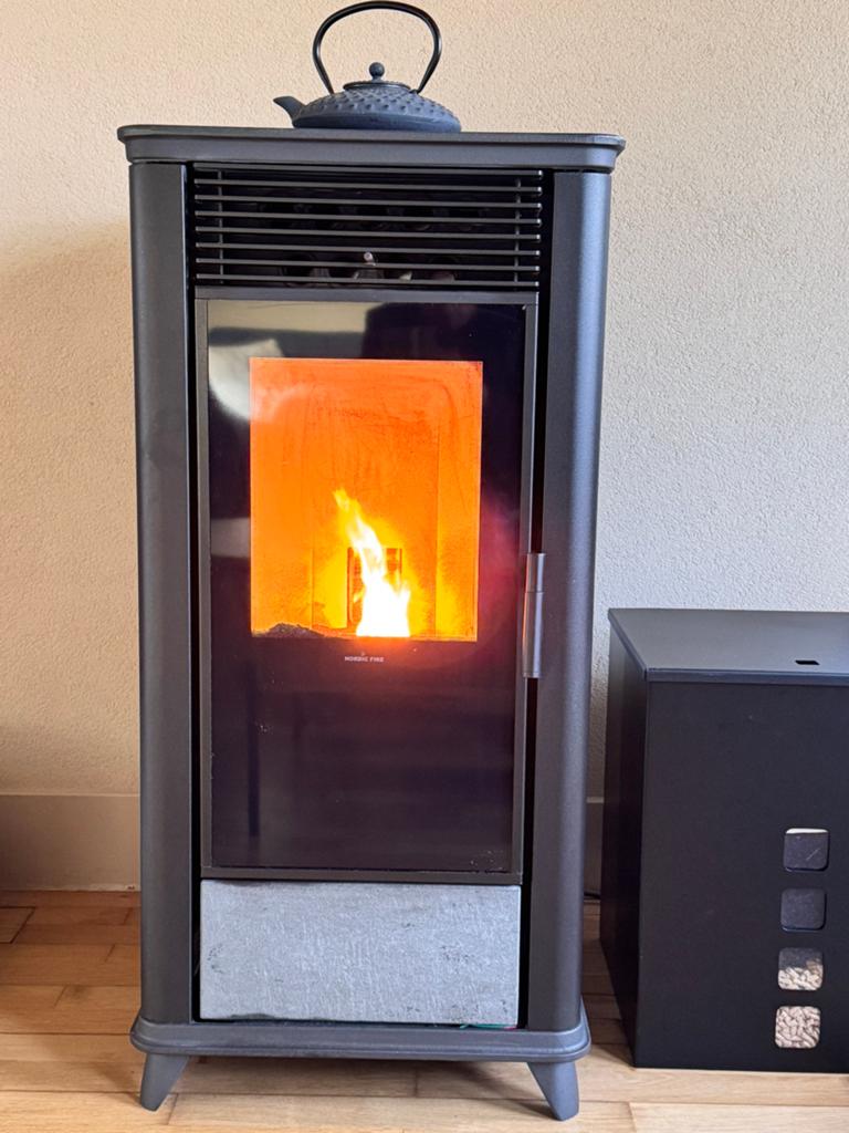 Prachtige Nordic Fire pelletkachel., Ophalen, Overige brandstoffen, Zo goed als nieuw, Pelletkachel