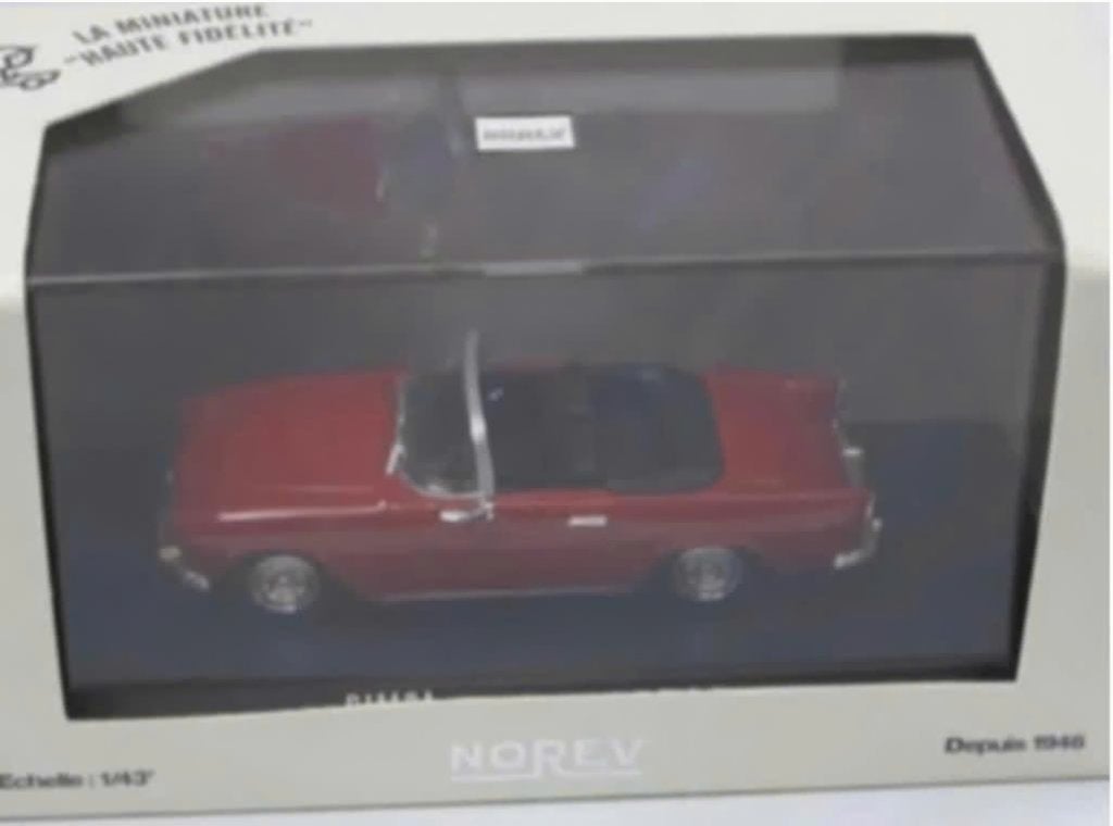 SIMCA OCEANE 1962 ROOD SCHAAL 1:43 NOREV ref. 574325, Hobby en Vrije tijd, Modelauto's | 1:43, Ophalen of Verzenden, Nieuw, Auto