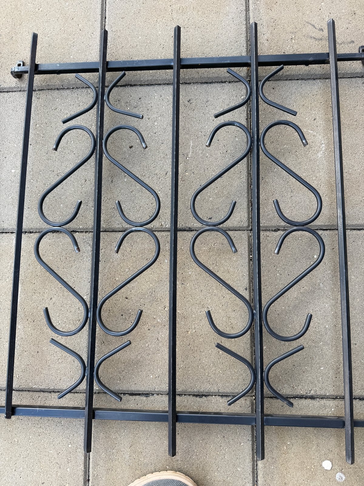 Sierlijk IJzeren Hekwerk - Gebruikt, Tuin en Terras, Tuinhekken en Hekwerk, Ophalen of Verzenden, Gebruikt, IJzer, Sierhekwerk