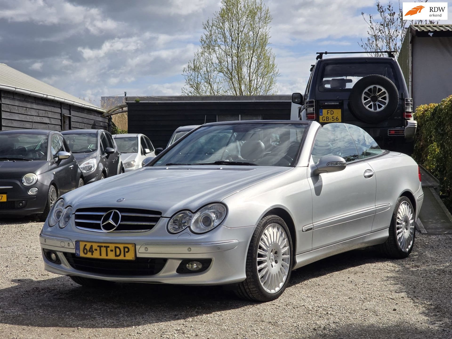 Mercedes-Benz CLK-klasse Cabrio 280 Avantgarde Facelift/Leer, Automaat, Achterwielaandrijving, Gebruikt, Zwart