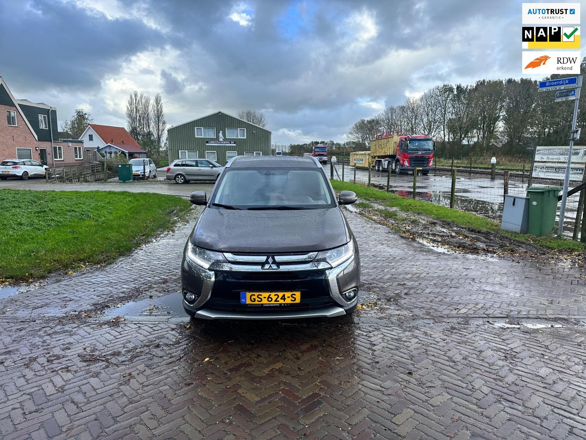 Mitsubishi Outlander 2.2 DI-D Executive Edition 4WD Clima.7P, Auto's, Euro 6, 4 cilinders, 7 stoelen, Origineel Nederlands