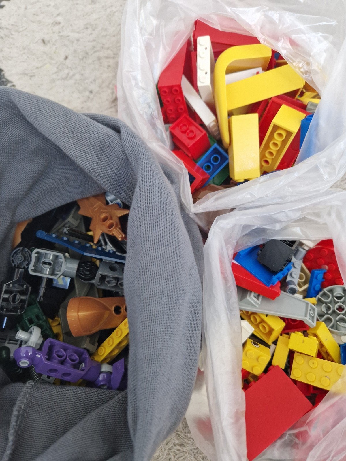 Lego diverse steentjes, Ophalen