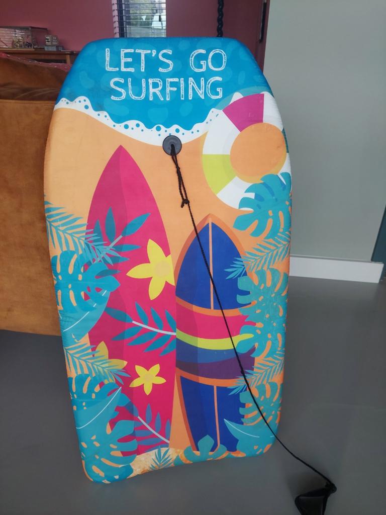 Bodyboard 'Let's Go Surfing' met koord, Ophalen, Gebruikt