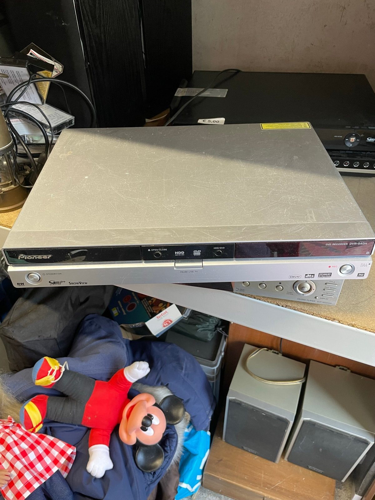 Pioneer DVR-540H DVD-recorder met harddisk, Gebruikt, Met harddisk, Dvd-recorder, Ophalen of Verzenden