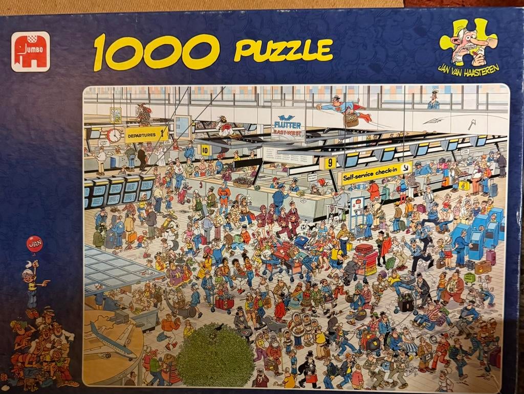 JVH 1000 stukjes De vertrekhal, Ophalen of Verzenden, 500 t/m 1500 stukjes, Zo goed als nieuw