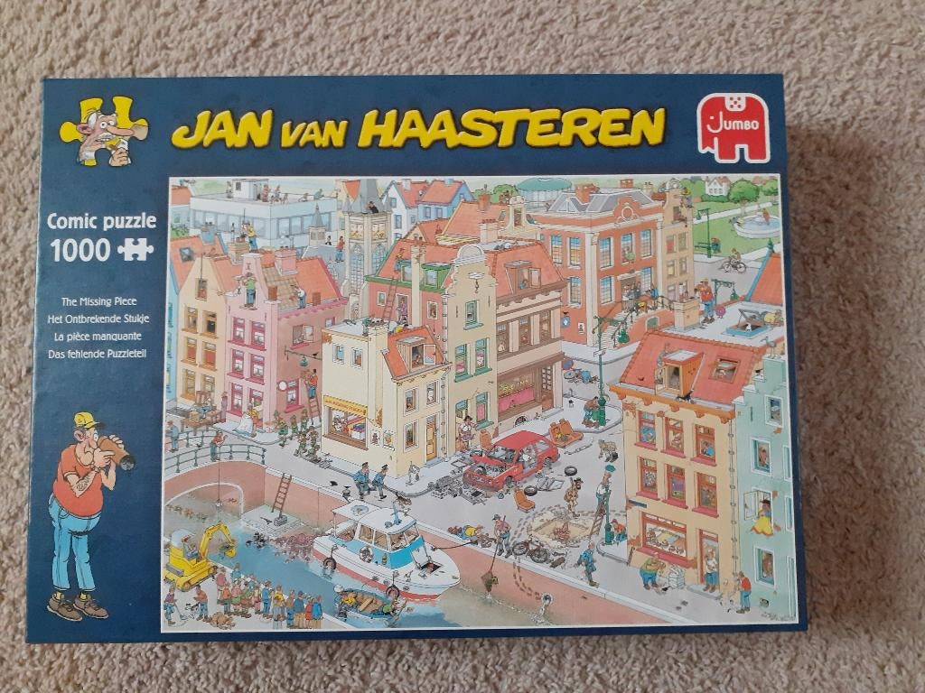 Jan van Haasteren puzzels, Ophalen of Verzenden, 500 t/m 1500 stukjes, Zo goed als nieuw, Legpuzzel