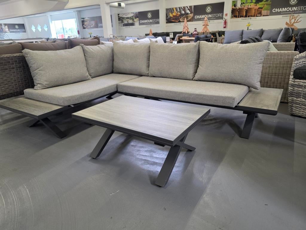Sensline Oxford Lounge-Set – Multifunktional – Aluminium, Ophalen of Verzenden