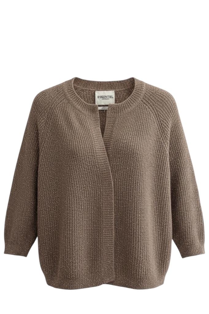 Essentiel Antwerp vest S, Bruin, Ophalen of Verzenden, Zo goed als nieuw