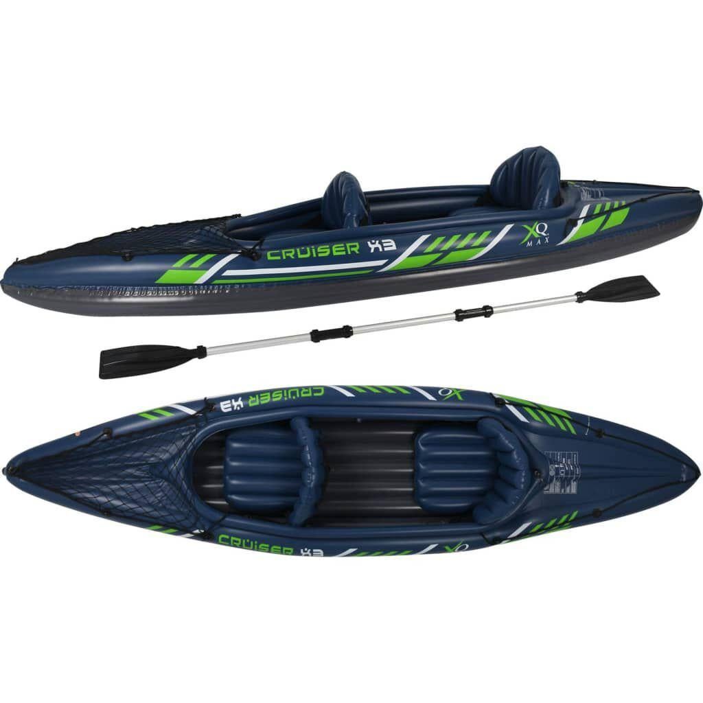 NIEUW | XQ Max Kajak Cruiser X3 342x76x32 cm blauw en groen, Verzenden, Nieuw, 2-persoons