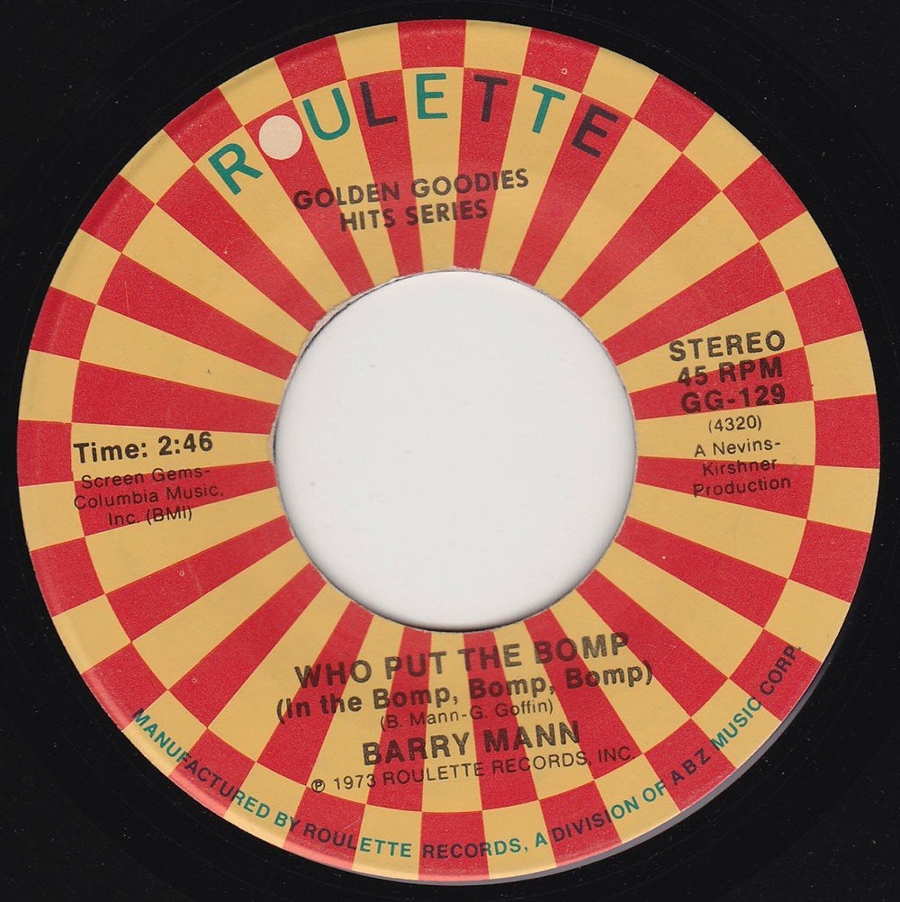 Barry Mann - Who Put The Bomb 7", Verzenden, Zo goed als nieuw, 7 inch, Pop
