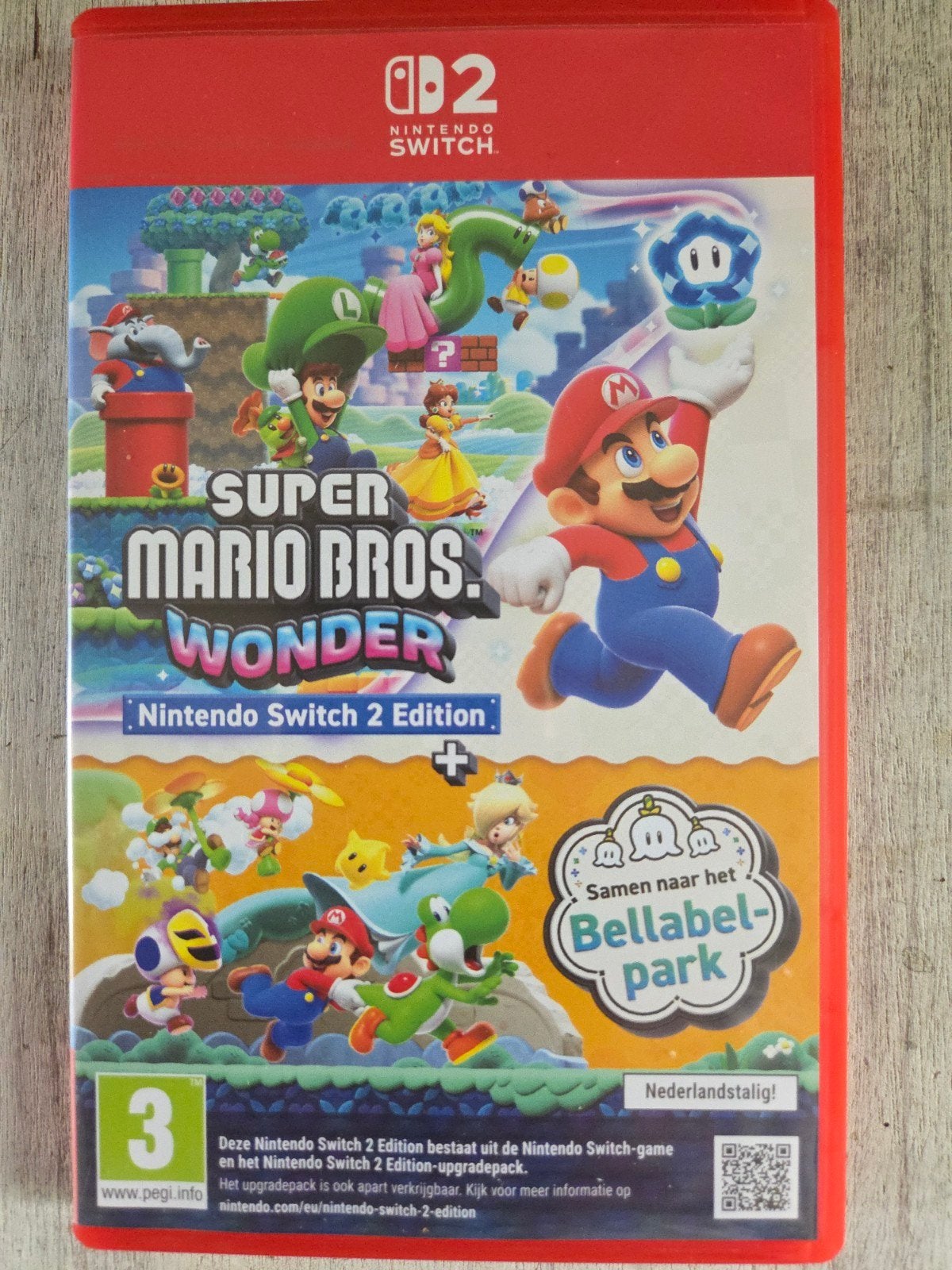 Super Mario Bros. Wonder Nintendo Switch 2 Edition, Switch 2019 Upgrade, Met games, Ophalen of Verzenden, Zo goed als nieuw