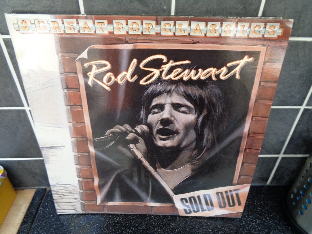 Rod Stewart 2-LP "2 Great Pop Classics" [Nederland-1987], Gebruikt, Beschermende buitenhoes, 12 inch, Dubbel-LP
