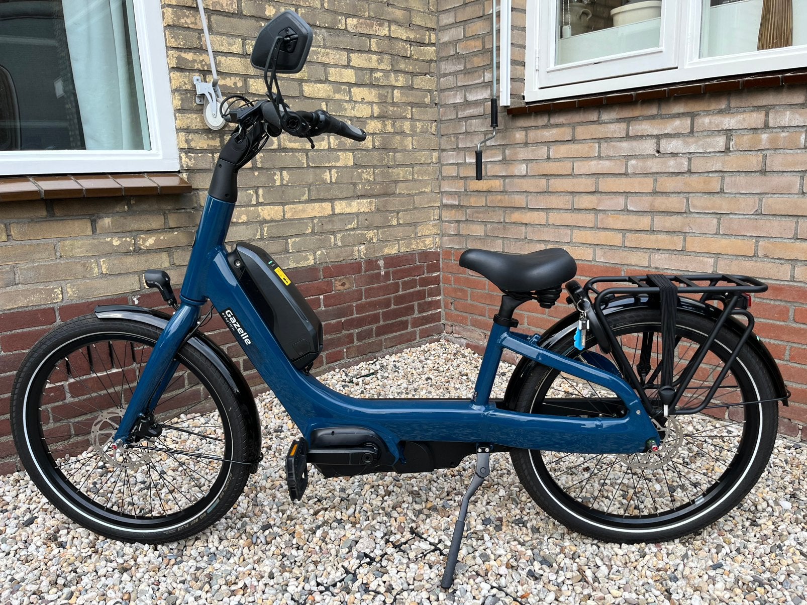 Vrijwel nieuwe Gazelle Easyflow HMS elektrische fiets, Ophalen of Verzenden, Zo goed als nieuw, Minder dan 47 cm, 50 km per accu of meer