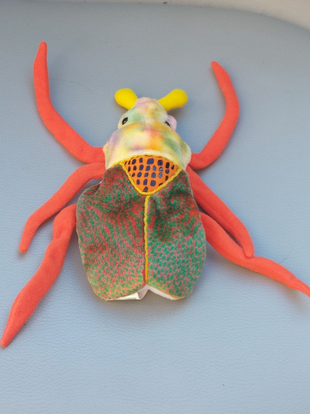 Unieke knuffel kever/insect - kleurrijk en zacht, Overige typen, Nieuw, Ophalen of Verzenden, Middelgroot (20 tot 80 cm)