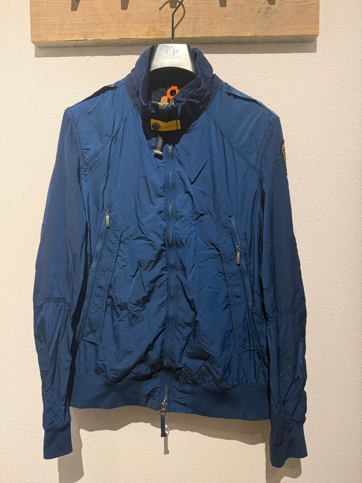 Parajumpers Windbreaker | Maat L | Marineblauw, Ophalen, Zo goed als nieuw, Maat 52/54 (L), Blauw