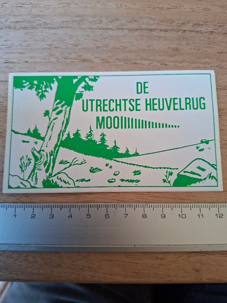 Sticker Utrechtse heuvelrug, Ophalen, Zo goed als nieuw, Overige typen