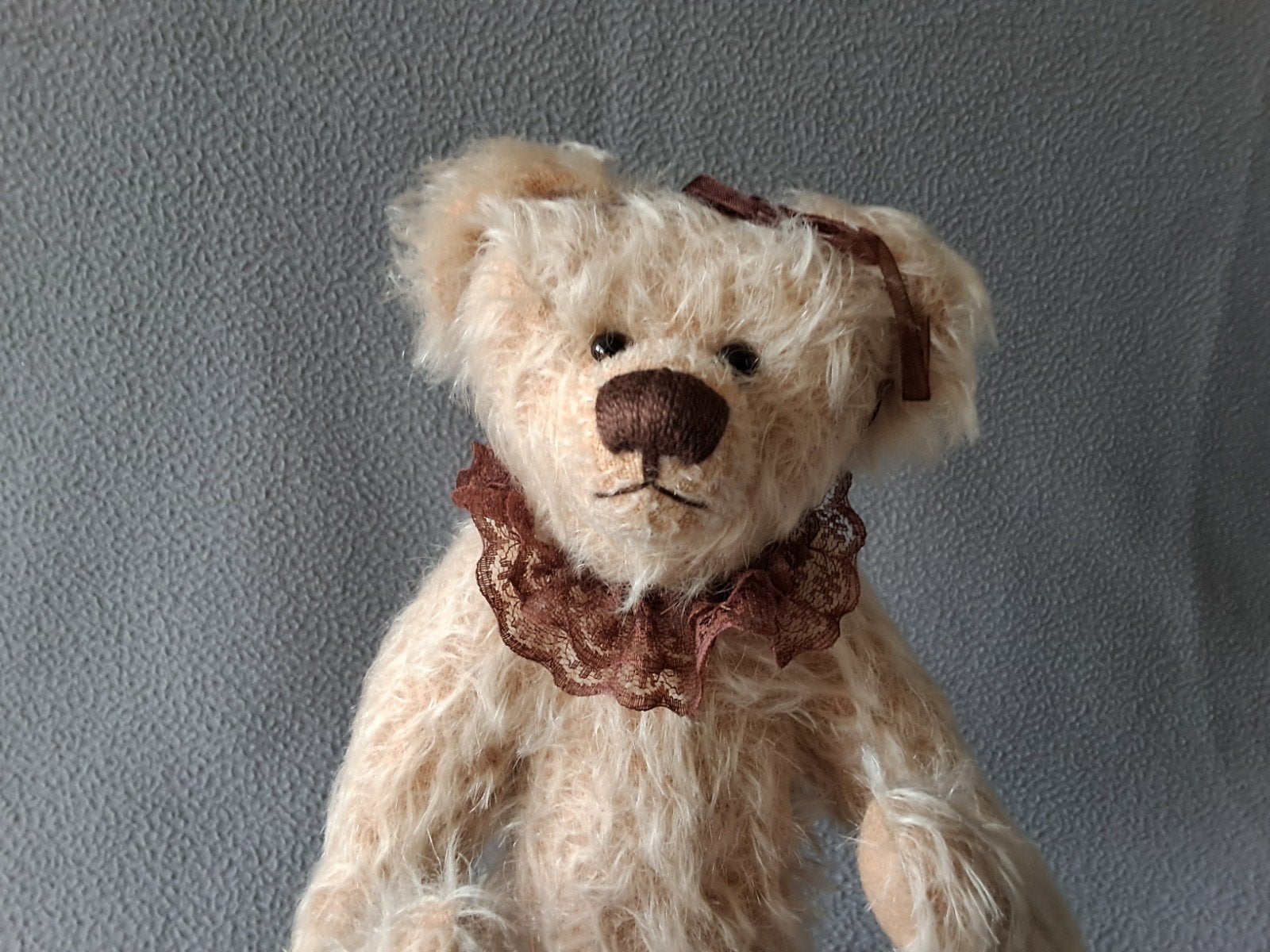 Mohair beren, Verzamelen, Beren en Cherished Teddies, Ophalen of Verzenden, Stoffen beer, Overige merken