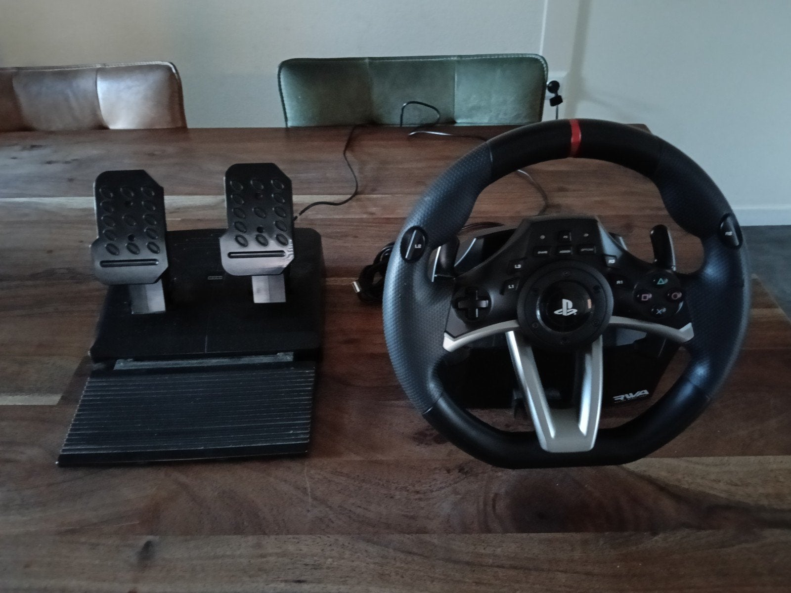 Hori Racestuur met Pedalen voor PlayStation, Racestuur, Gebruikt, Hori, PlayStation