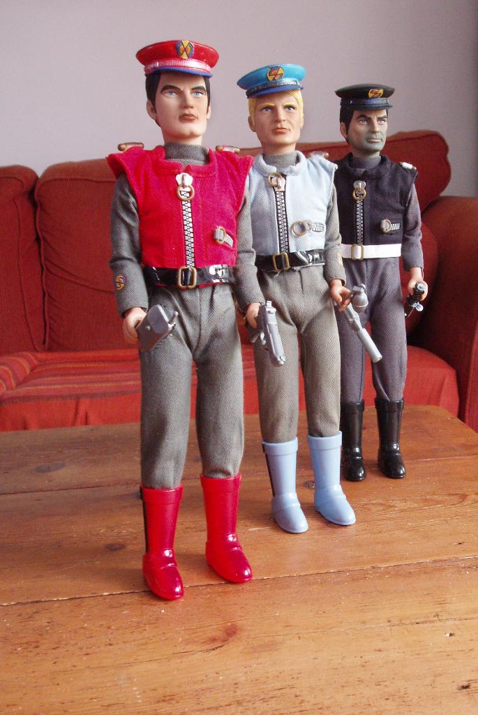 Captain Scarlet Carlton figuren collectie., Ophalen of Verzenden, Gebruikt
