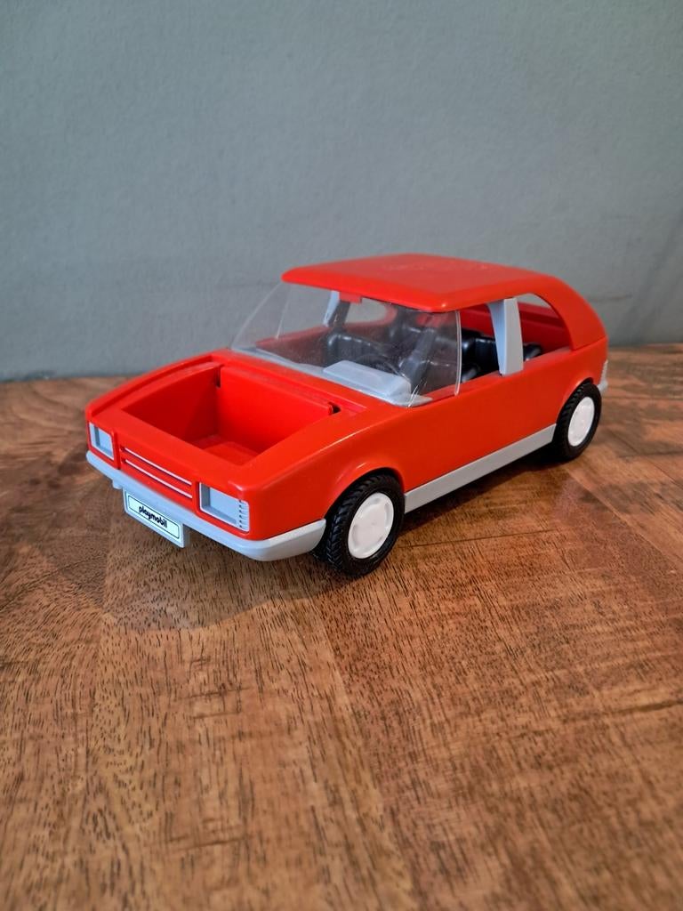 Vintage Playmobil auto rood, Ophalen of Verzenden, Gebruikt, Los playmobil