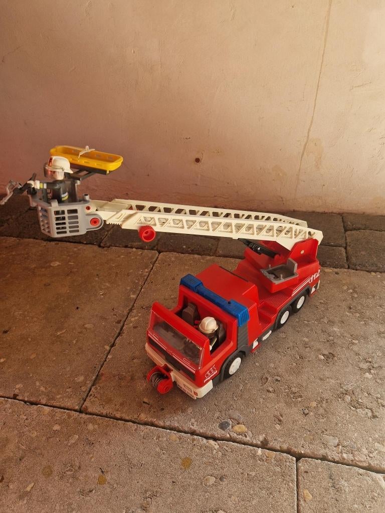 Playmobil Brandweer Ladderwagen 3182, Kinderen en Baby's, Speelgoed | Playmobil, Ophalen of Verzenden, Gebruikt, Complete set