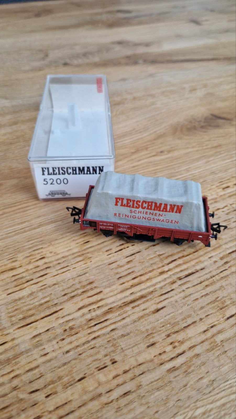 Fleischmann 5200 Schienen-Reinigungswagen H0, Hobby en Vrije tijd, Modeltreinen | H0, Ophalen of Verzenden, Gelijkstroom, Wagon