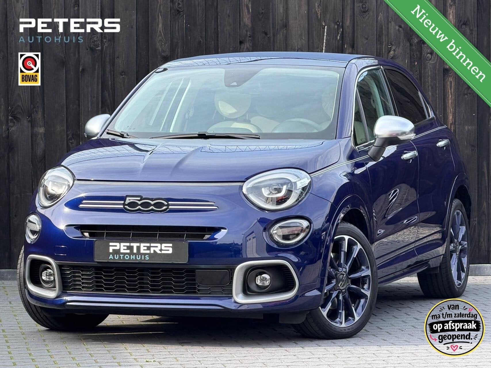 Fiat 500 X 1.5 Hybrid Yacht Club Capri Cabrio| 1 eigenaresse, 1380 kg, Gebruikt, 4 cilinders, 500X