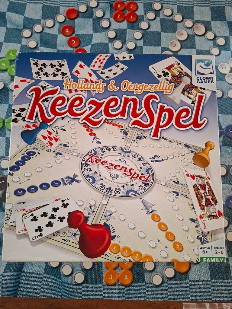 Keezenspel keezspel dubbelzijdig speelbord zgan, Ophalen of Verzenden, Zo goed als nieuw