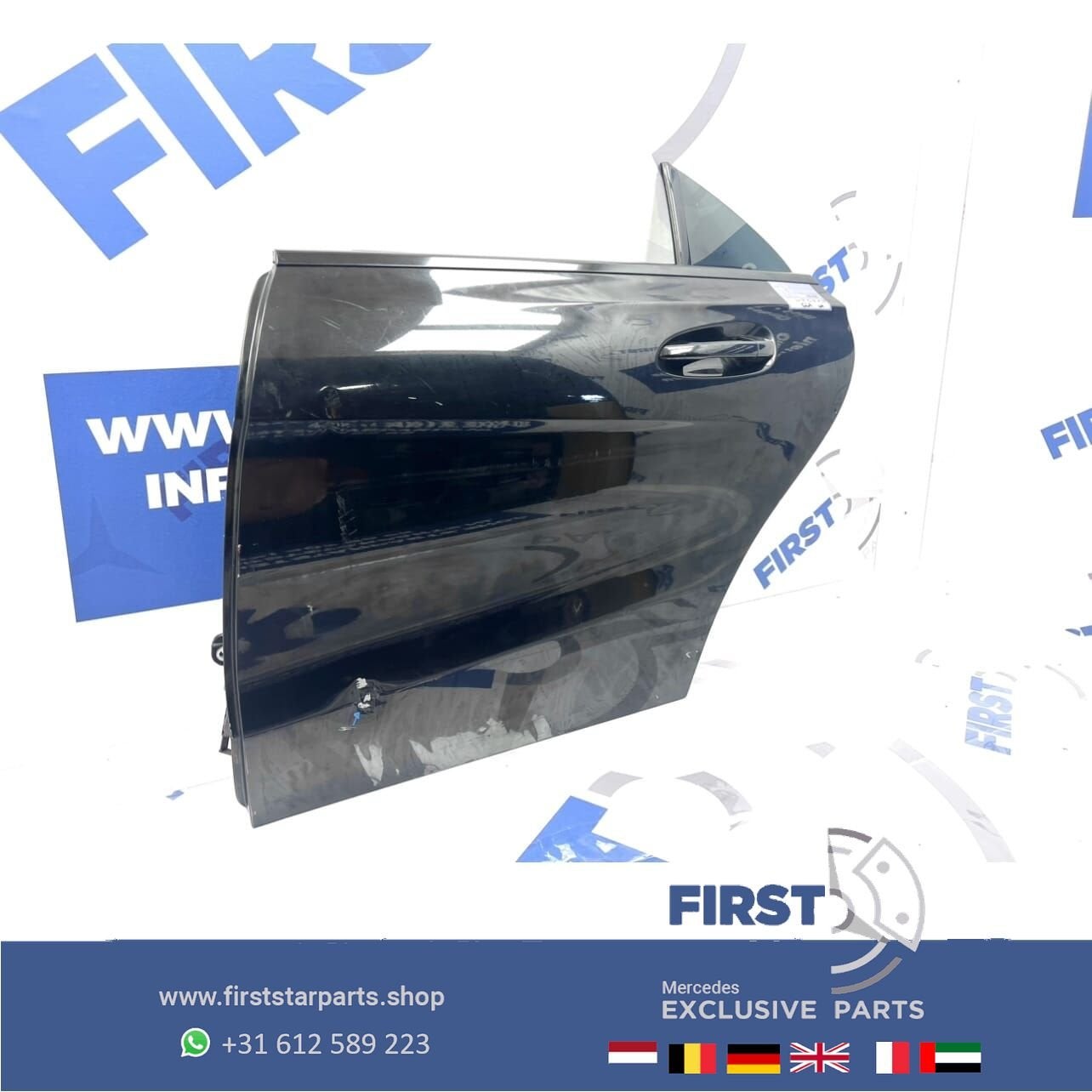 W117 CLA DEUR LINKS ACHTER ZWART ACHTERDEUR CLA45 AMG LINKER, Auto-onderdelen, Gebruikt, -, Deur, Ophalen of Verzenden