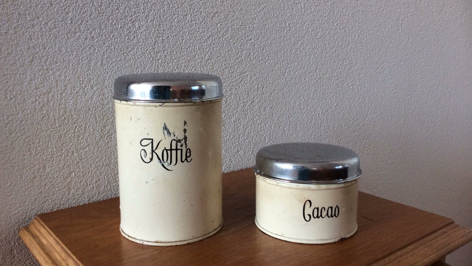 Koffie en cacao bus, Ophalen of Verzenden