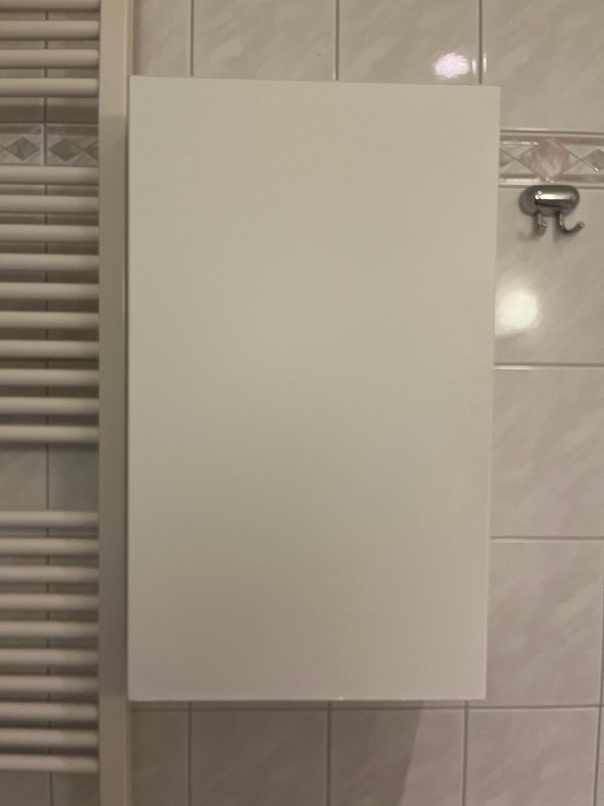 Witte badkamerkast met 3 planken IKEA, Ophalen, Gebruikt, Wit, Overige typen