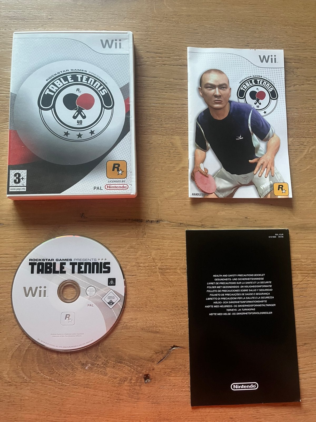 Table Tennis - Nintendo Wii - Compleet, Ophalen of Verzenden, Zo goed als nieuw, Sport, Vanaf 3 jaar
