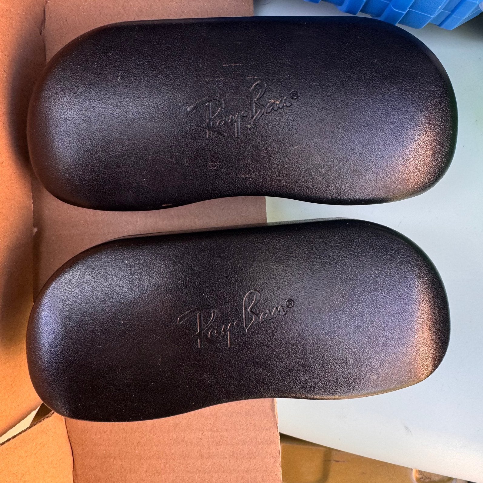 Rayban Zonnebrillen doosjes, Ophalen of Verzenden, Zwart, Ray-Ban