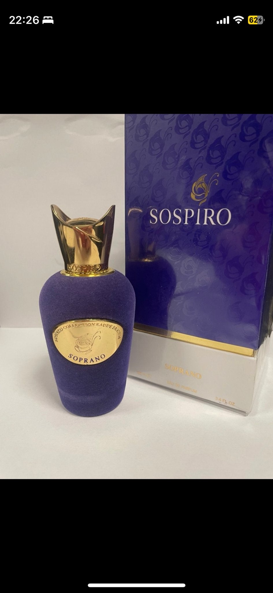 Sospiro Soprano 100ml EDP - Luxe Niche Parfum, Ophalen of Verzenden, Zo goed als nieuw