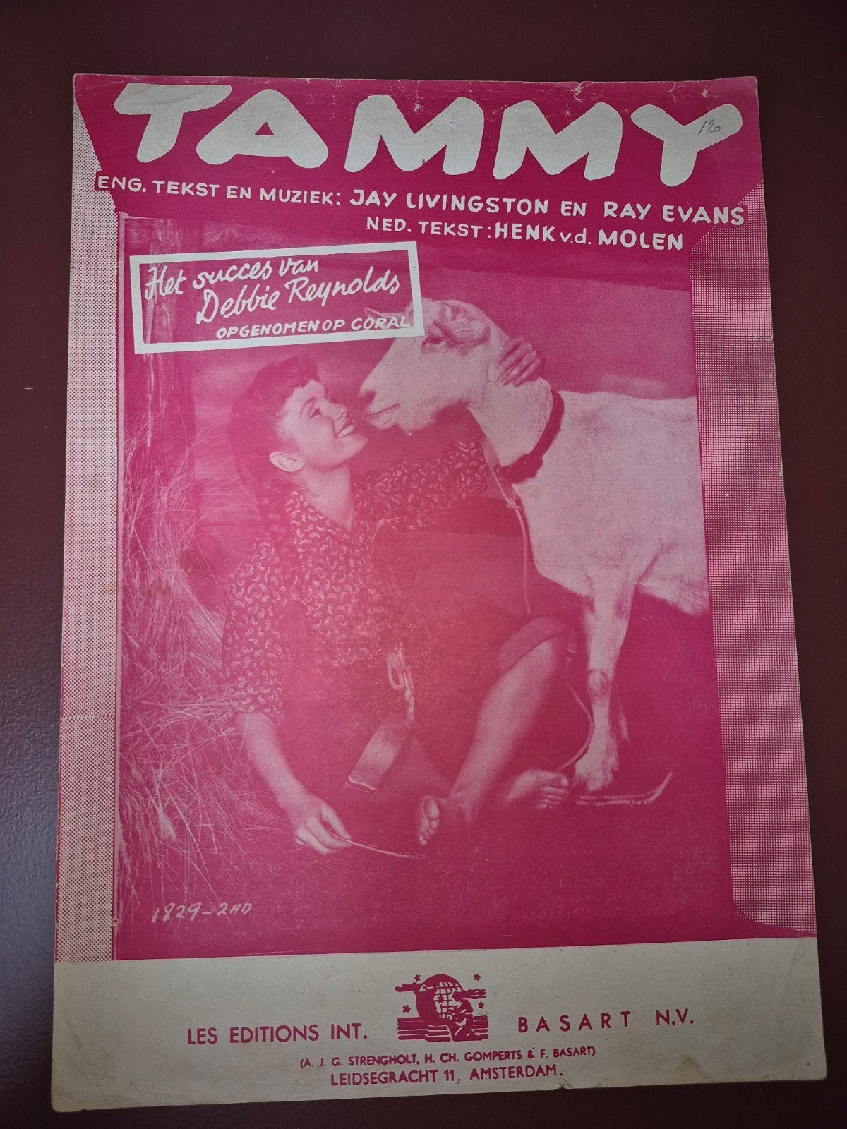 Tammy - Het succes van Debbie Reynolds - Bladmuziek, Zang, Gebruikt, Ophalen of Verzenden, Artiest of Componist