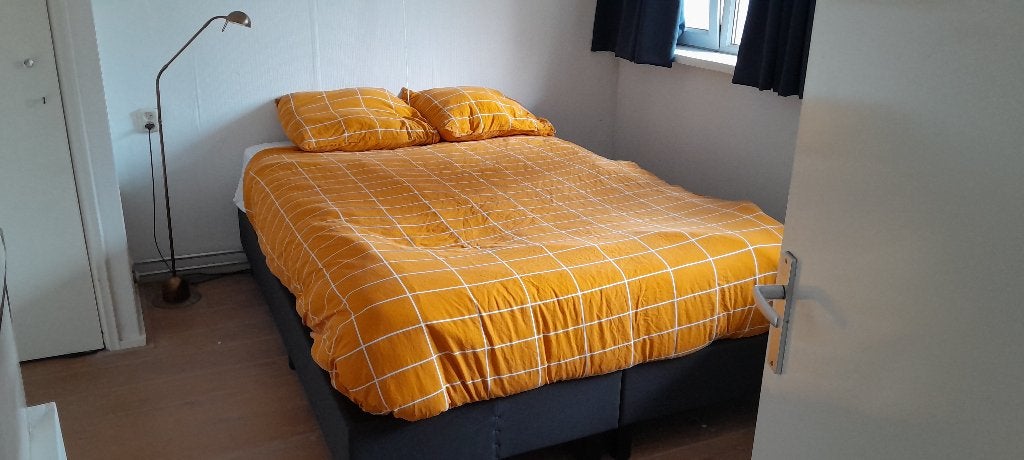 Tweepersoonsbed 160 x 200 (zie beschrijving), Ophalen, Zwart, Tweepersoons, Zo goed als nieuw