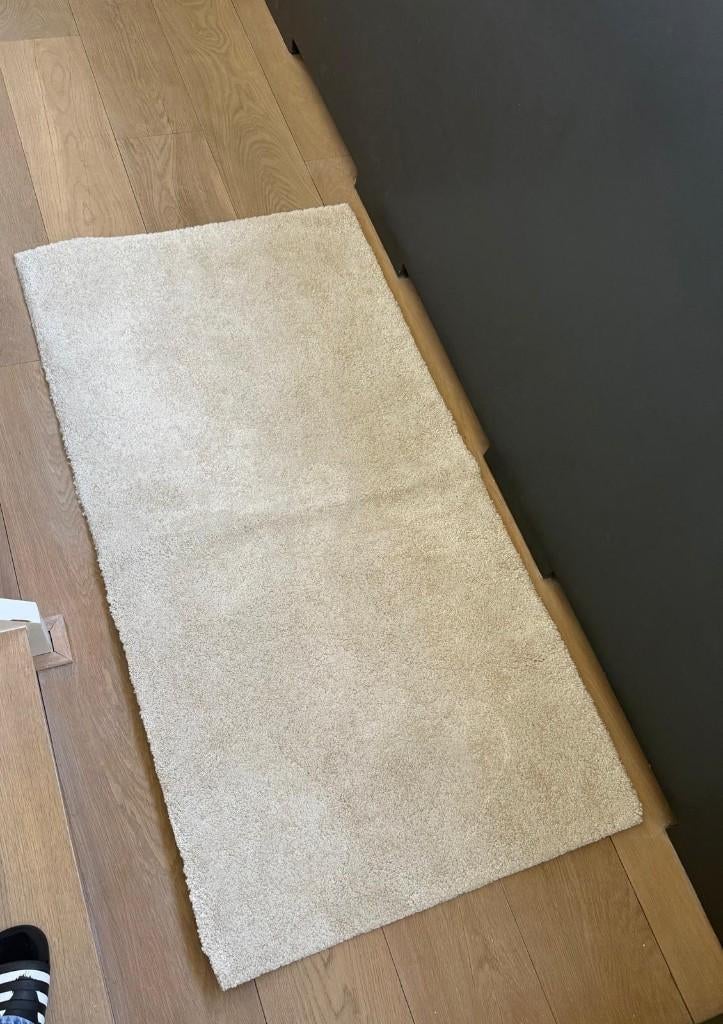 €10 - Ikea Beige Tapijt - 80cm x 150cm - PICK UP ONLY, Ophalen, 100 tot 150 cm, Beige, 50 tot 100 cm