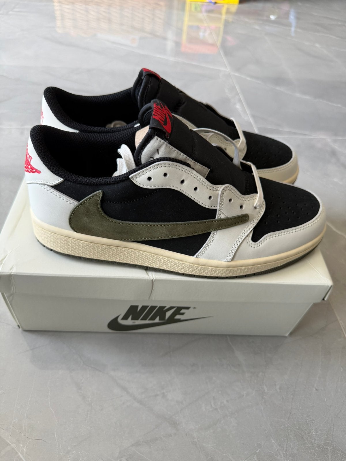 Nike Air Jordan 1 Low OG SP Travis Scott Olive, Verzenden, Nieuw, Overige kleuren