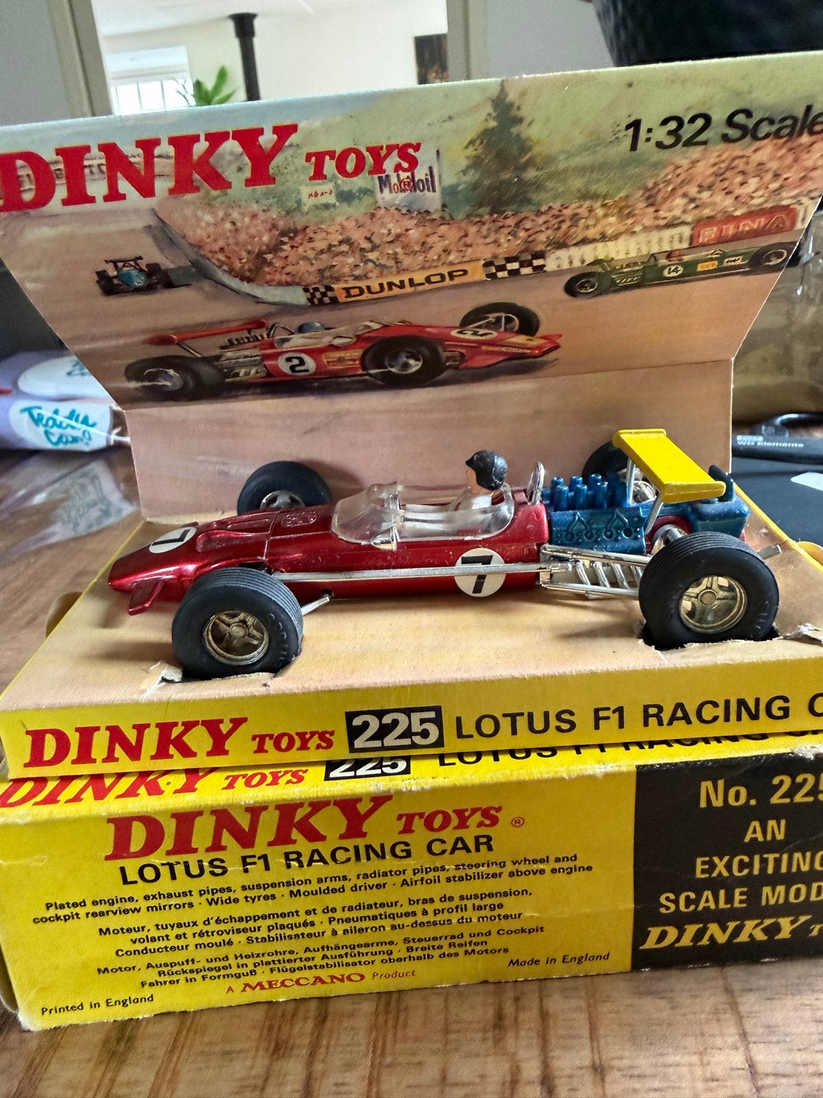 Dinky Toys Lotus Racing Car - Zo goed als nieuw met doos, F, Auto, B, Dinky Toys
