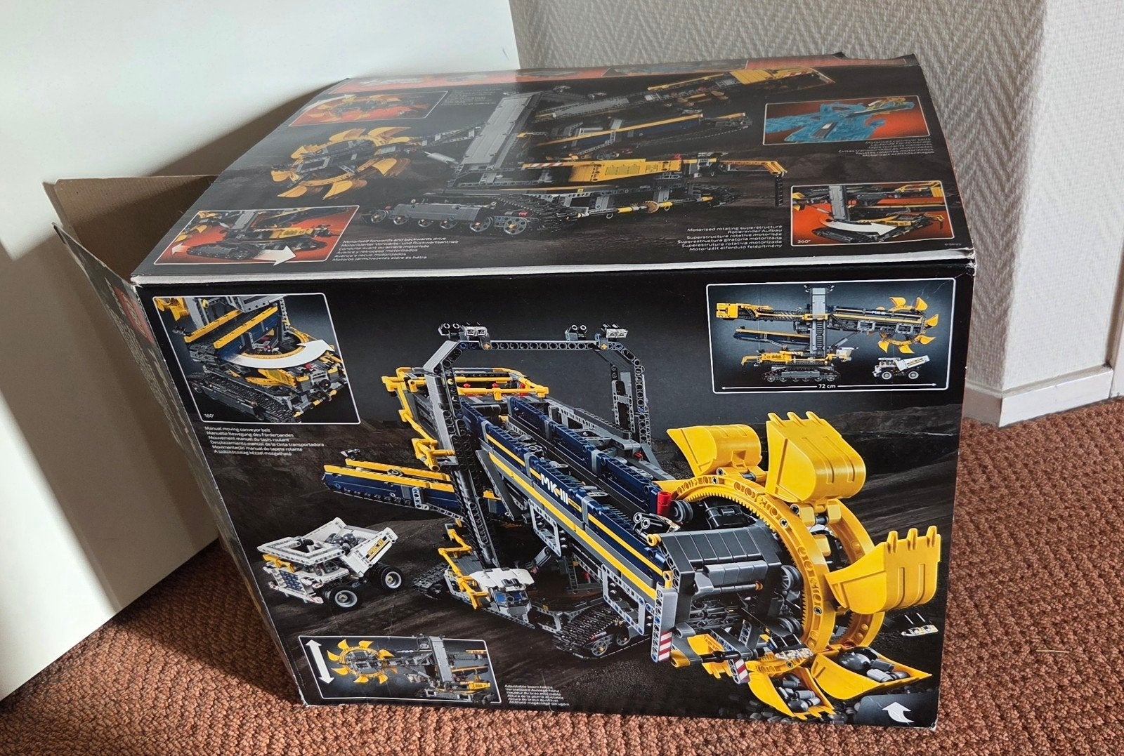 lego 42055 emmerwiel graafmachine, Kinderen en Baby's, Speelgoed | Duplo en Lego, Ophalen, Zo goed als nieuw