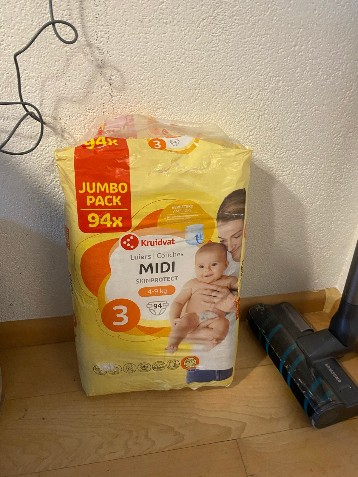 Kruidvat Luiers Maat 3 (4-9kg) - Bijna Volledig jumbo Pak, Ophalen, Nieuw