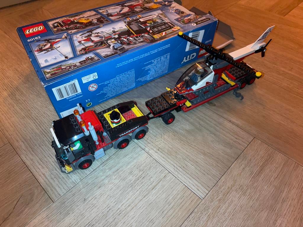 LEGO City 60183 Zwaar Transport met Helikopter, City, Lego, Ophalen of Verzenden, Zo goed als nieuw