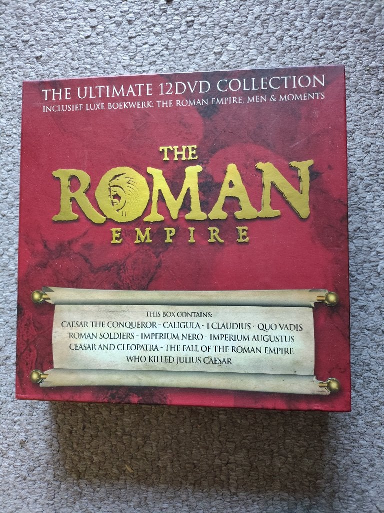 The Roman Empire incl.boek.The Ultimate 12 dvd collection, Alle leeftijden, Ophalen of Verzenden, Zo goed als nieuw