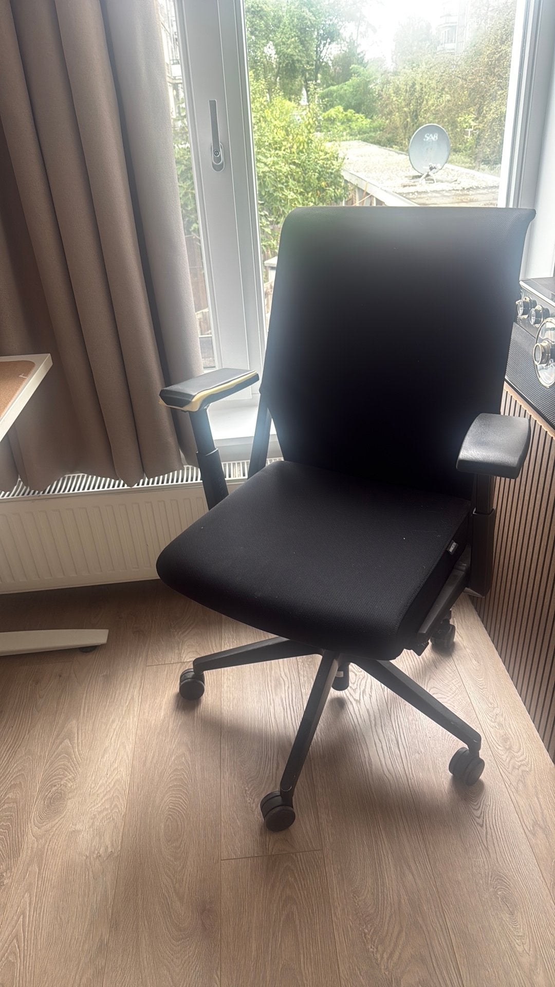 Bureaustoel, Ophalen of Verzenden, Zo goed als nieuw, Zwart