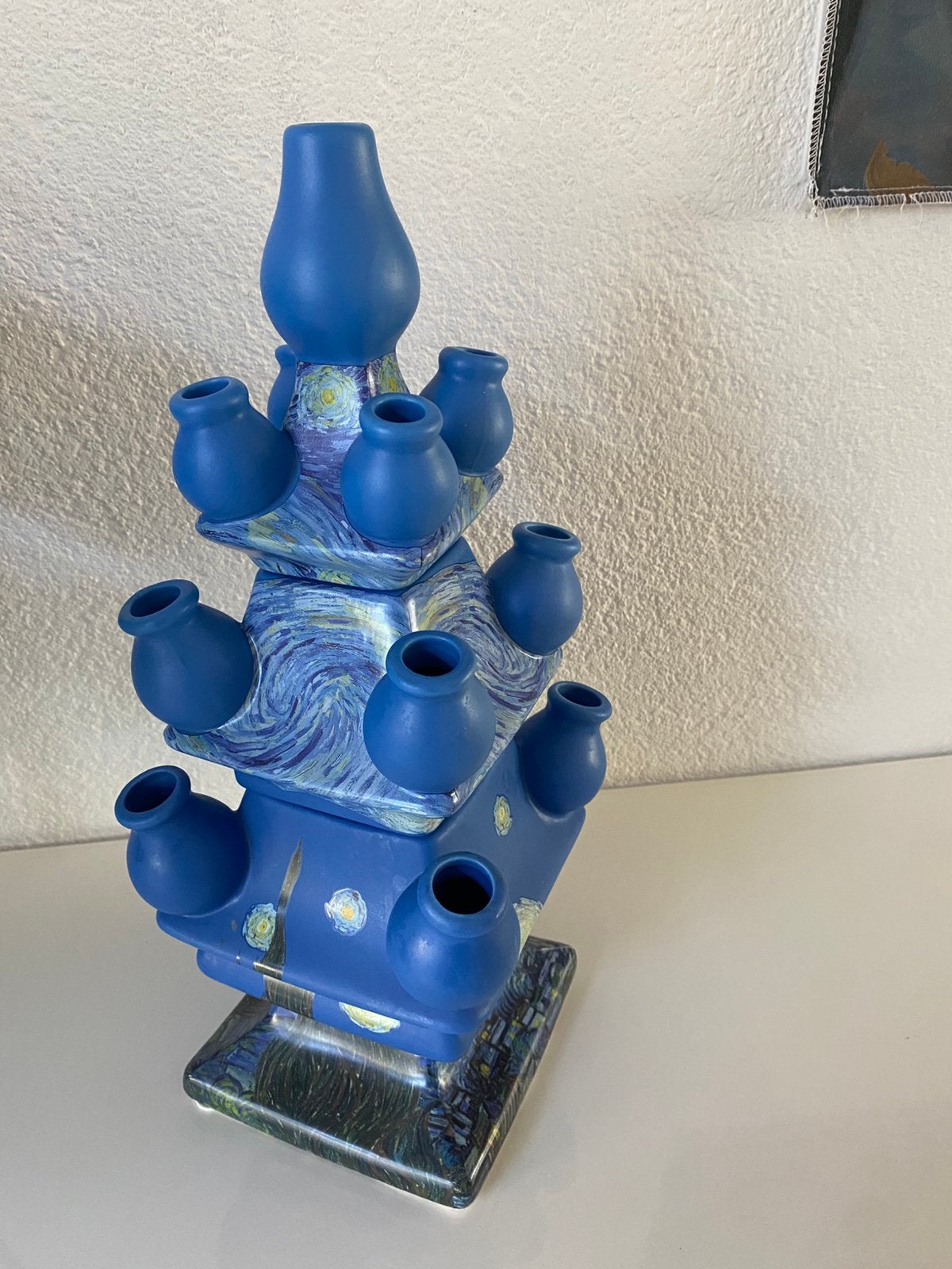 Heinen Delfts Blauw, tulpenvaas,sterrenhemel,van Gogh, nieuw, Ophalen, Nieuw