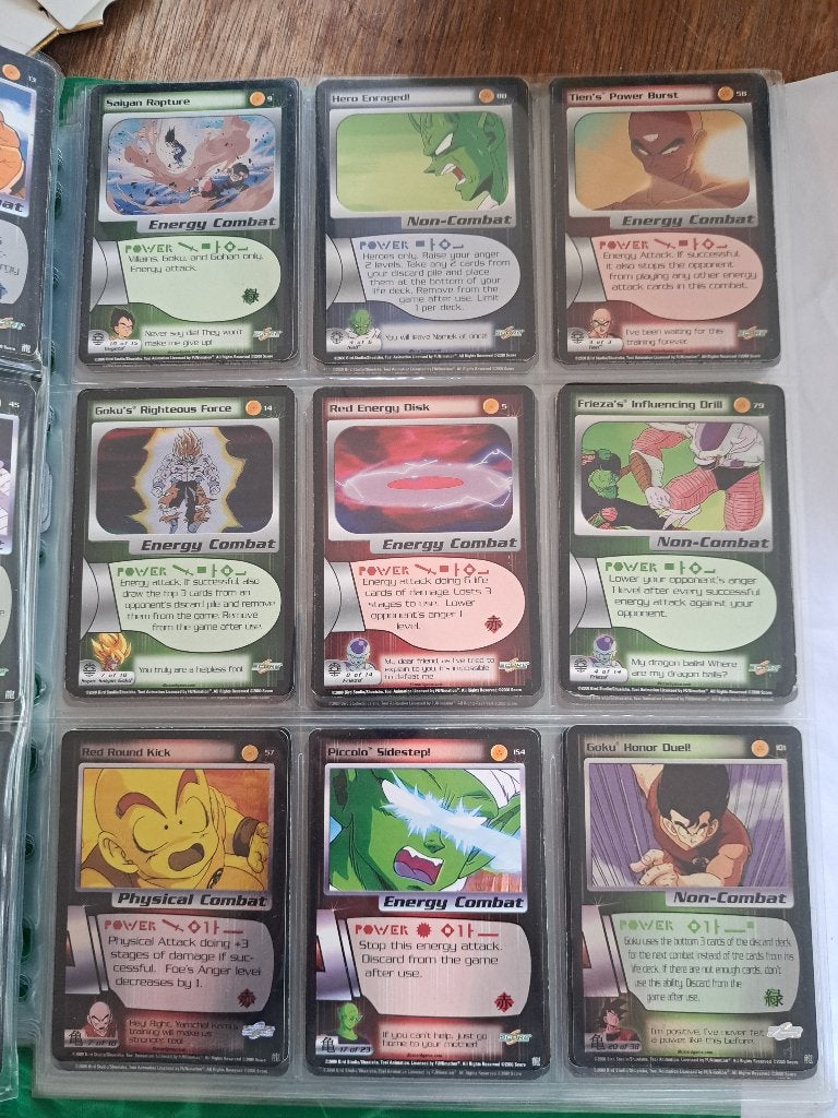 Dragonball z kaarten te koop van vroeger, Ophalen of Verzenden, Zo goed als nieuw, Meerdere kaarten