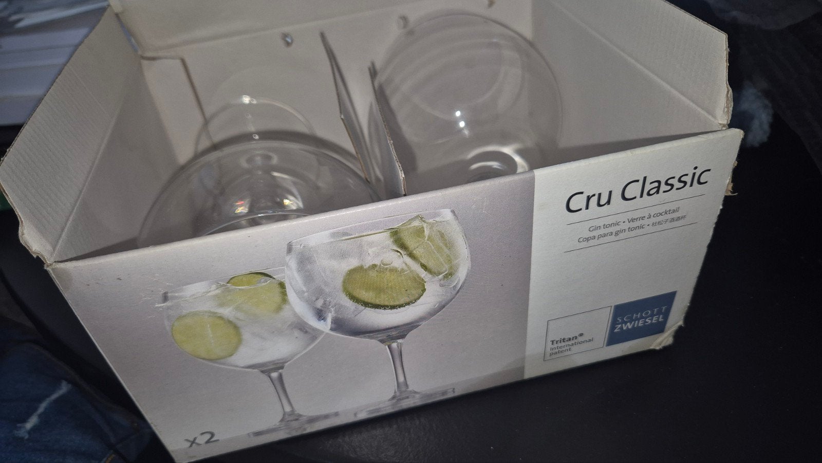 Gin&Tonic glazen, Ophalen, Glas of Glazen, Nieuw, Glas