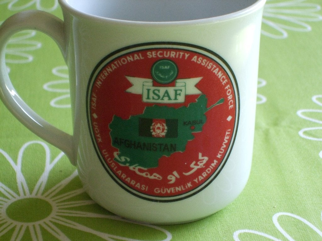 Mok ISAF - Afghanistan Int Security Assistance Force, Ophalen of Verzenden, Overige soorten, Overige gebieden, Overige typen